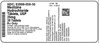 Label (82868 058 30   Rev A 06 24)